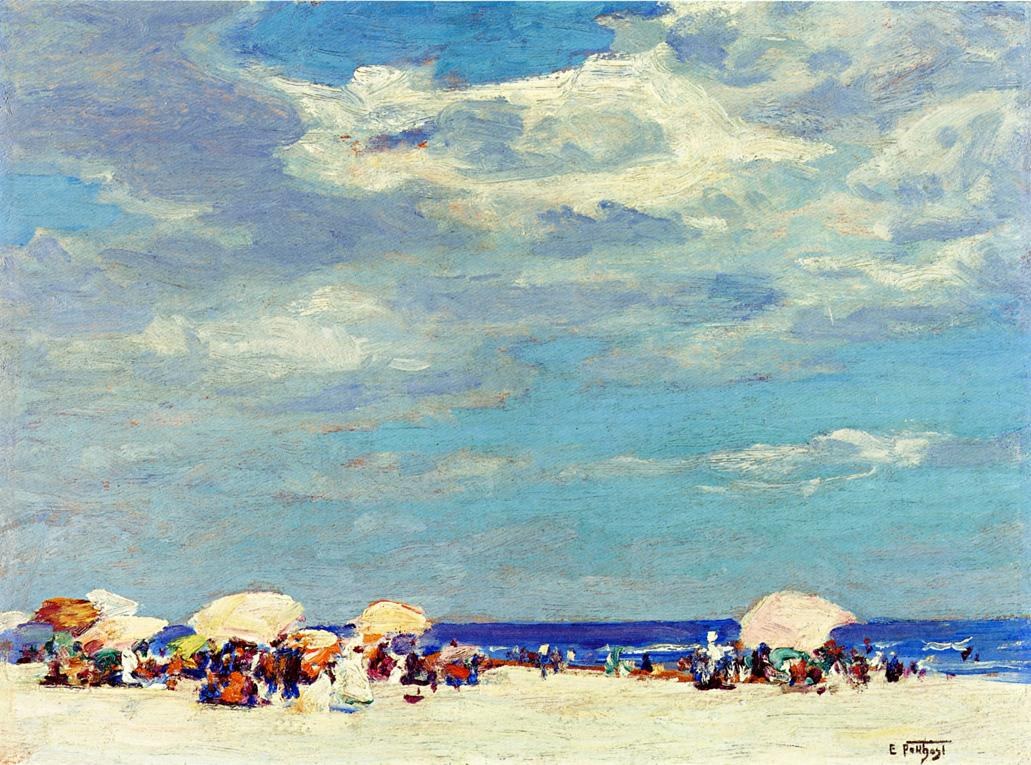 Edward Henry Potthast Beach Scene 2